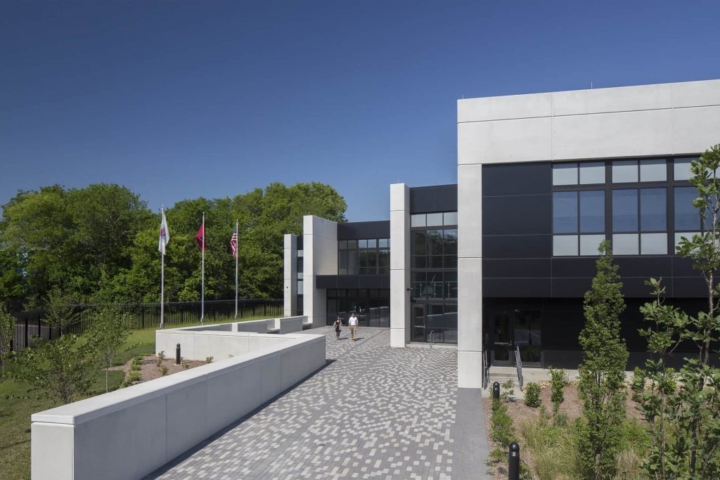 Public Safety Center entrance.